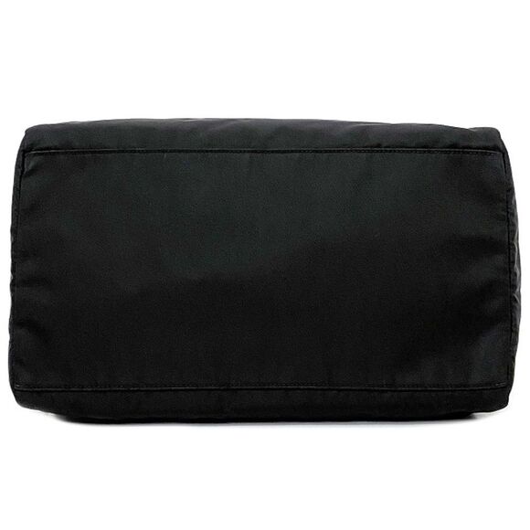 Prada Mini Boston Bag Pocono Handbag Black Gold Metal Fittings - Picture 7 of 9